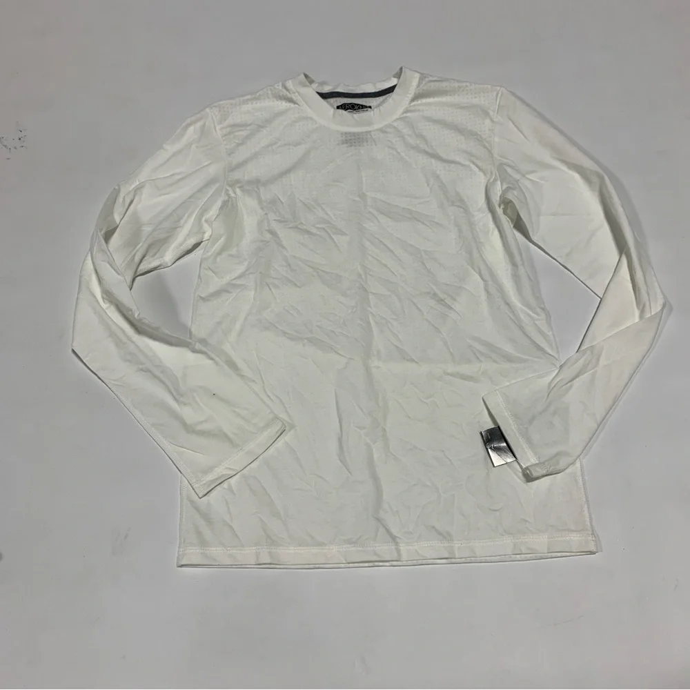 Adidas Men’s White Climacool White‎ Long Sleeve Shirt AreoKnit Small 2314